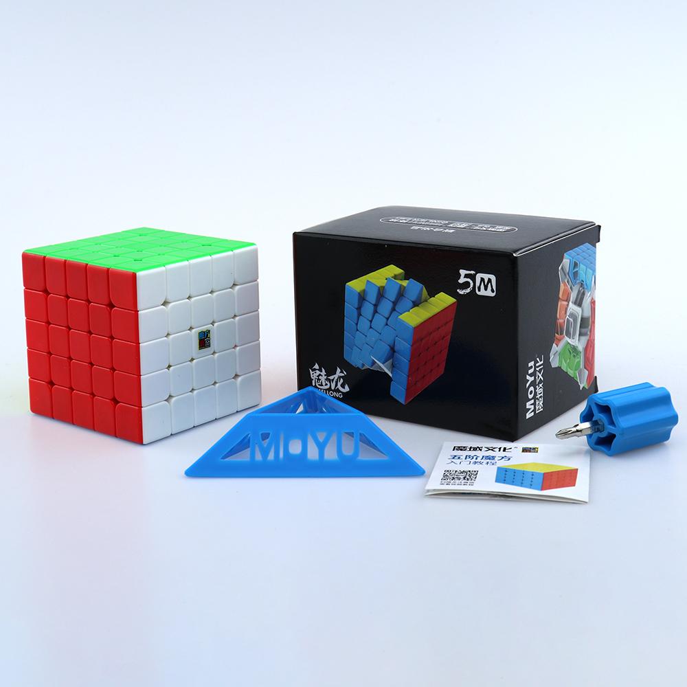 Meilong Magnetic 2x2 3x3 4x4 5x5 Magic Speed Cube Meilong 2M 3M 4M 5M Pyraminx M Fidget Toys Stress Reliever Toy