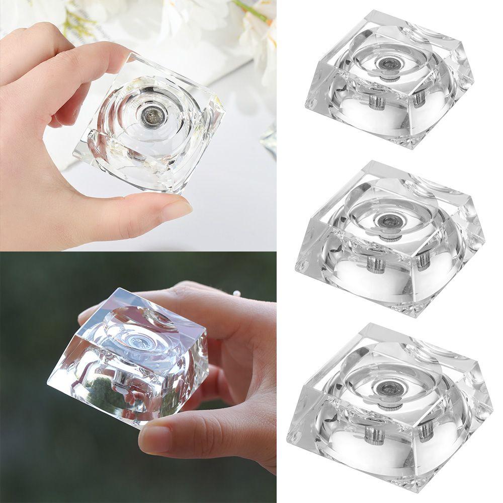 Трапециевидное основание хрустального шара Подставка для хрустального шара Держатель стеклянной сферы Прозрачная поддержка