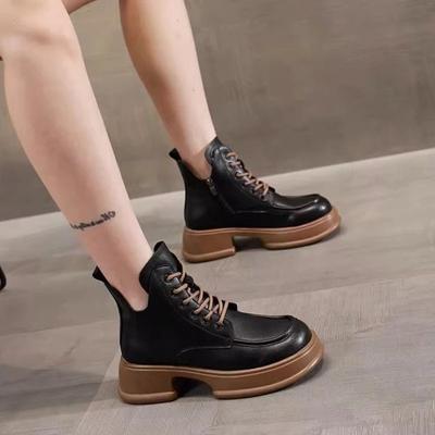 Модные женские короткие ботинки на молнии, увеличивающие рост, в стиле ретро, мягкие ботильоны, распродажа обуви по акции, ботинки Y2k, горячие ботильоны для женщин