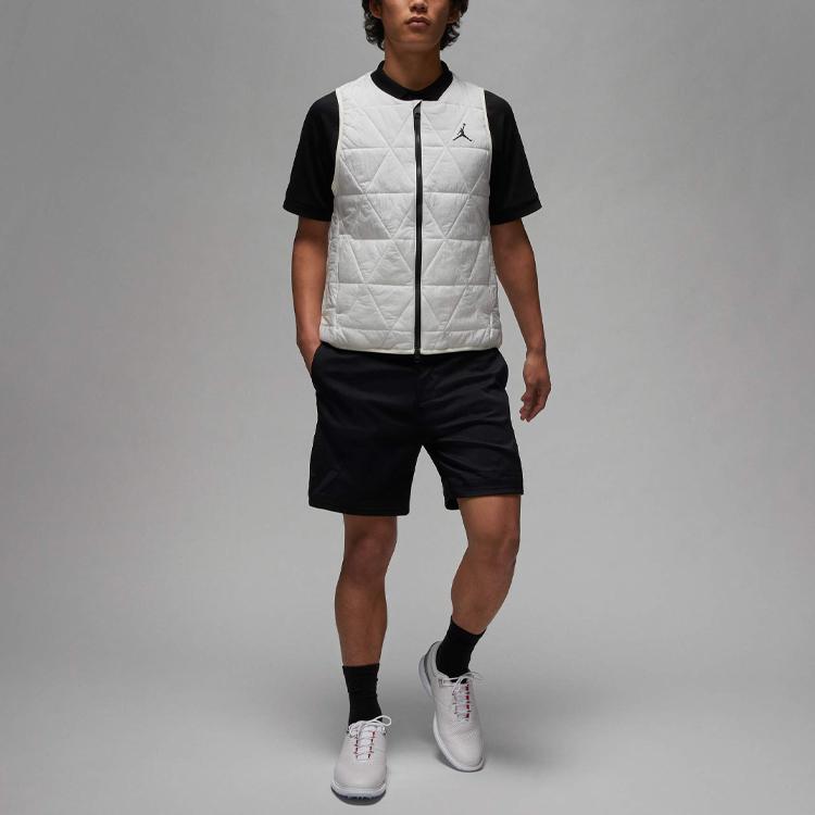Jordan Шорты мужские Dri-Fit однотонные повседневные прямого кроя черные DZ0559-010