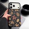 Чехол для телефона с узором осенних кленовых листьев для iPhone 17 Pro Max Funda iPhone 16 Pro Max 15 14 13 12 11 16e Чехол с текстурой кожи Air Coque