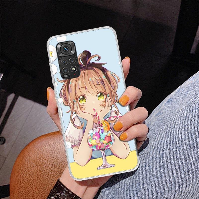 CardCaptor Sakura Anime Phone Case For Xiaomi Redmi Note 15 14 13 12S 12 11 Pro Plus 14S 11S 11E 10 10S 11T 5G Personalized Cove