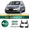 09-14 Volkswagen Golf 6 Мягкие резиновые брызговики