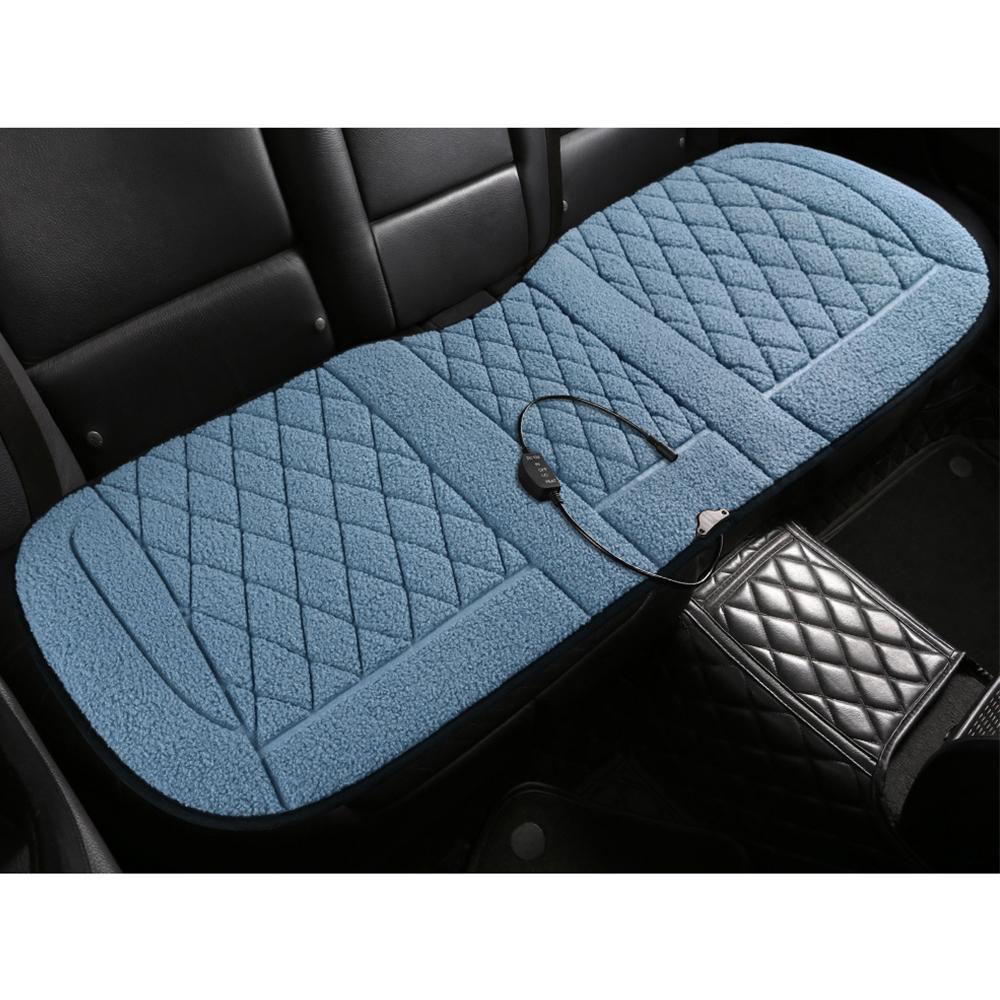 12 В Подогреваемый чехол для автомобильного сиденья Зимний обогреватель Комплект электрообогрева для передних и задних сидений Универсальный нагревательный коврик Авто Быстро нагреваемые коврики