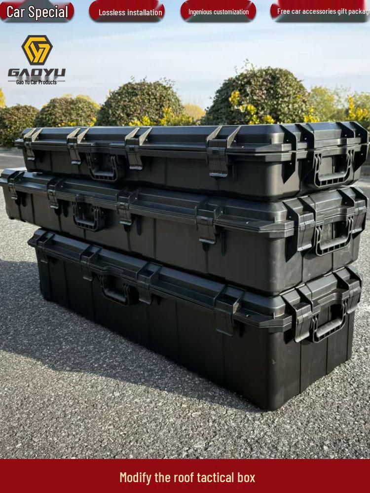 Ударопрочный Водонепроницаемый Ящик для Оборудования на Крышу для Внедорожников, Большой Объем