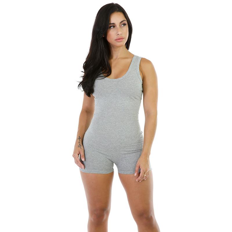 Stylish And Comfortable Womens Backless Jumpsuit With High Elasticity For Casual Wear