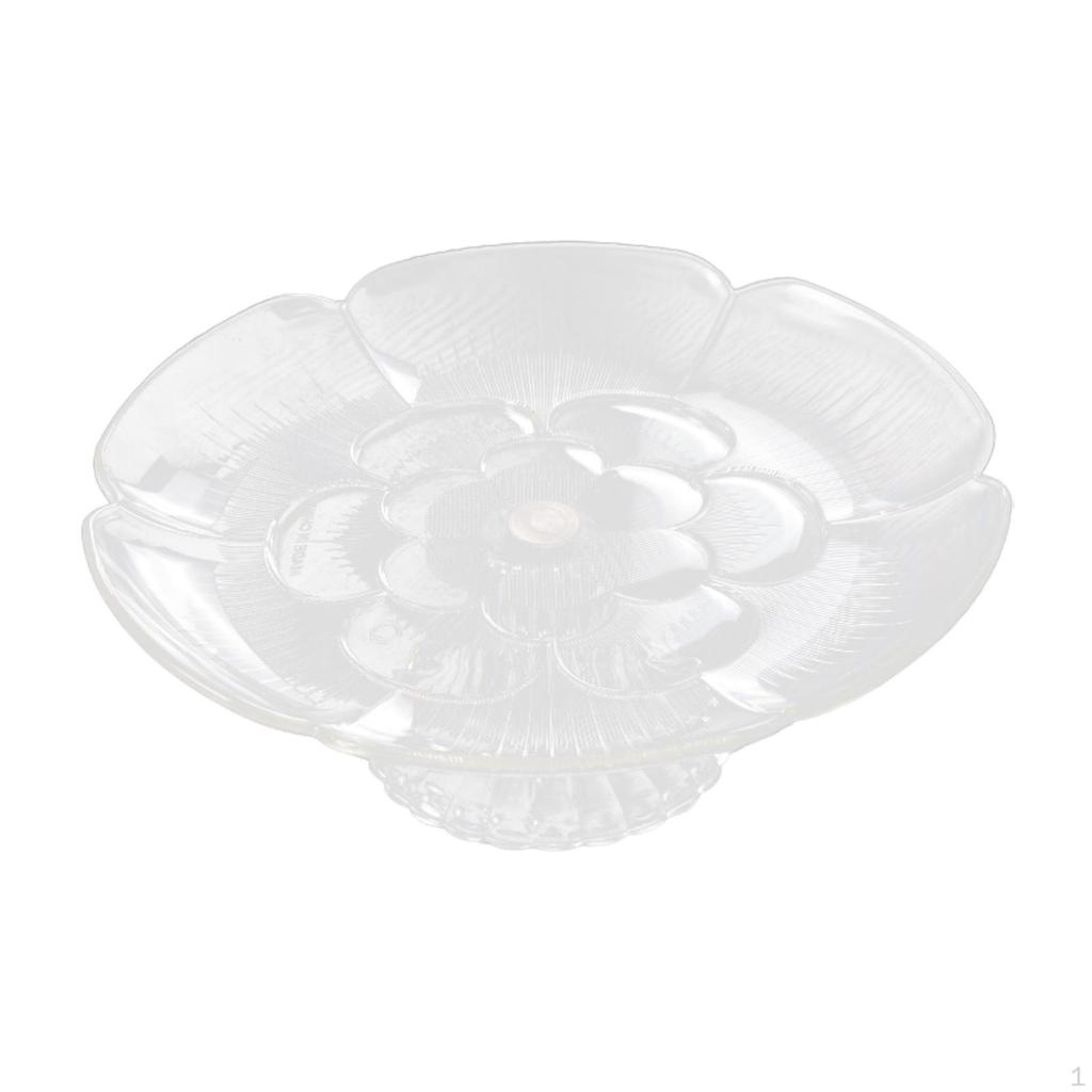 Акриловая подставка для фруктов и кексов, поднос для сервировки с основанием Home Snacks