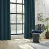 Rideau occultant "Odelie" bleu orage 140x260cm - Atmosphera createur d'interieur