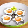 4Pc Fried Egg Mold Pancake Shaper Omelette Mould Frying Cooking Tools Kitchen Accessories Gadget DIY Rings Stainless Steel