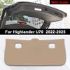 Для Toyota Highlander U70 U50 U40 2009-2025 Кожаная накладка на порог багажника Защита от ударов и грязи Коврик на дверь багажника