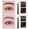 0.1g Triangle Eyebrow Pencil Waterproof Time-saving Safe Square Gold Color Tube Beauty Brow Pencil for Girl