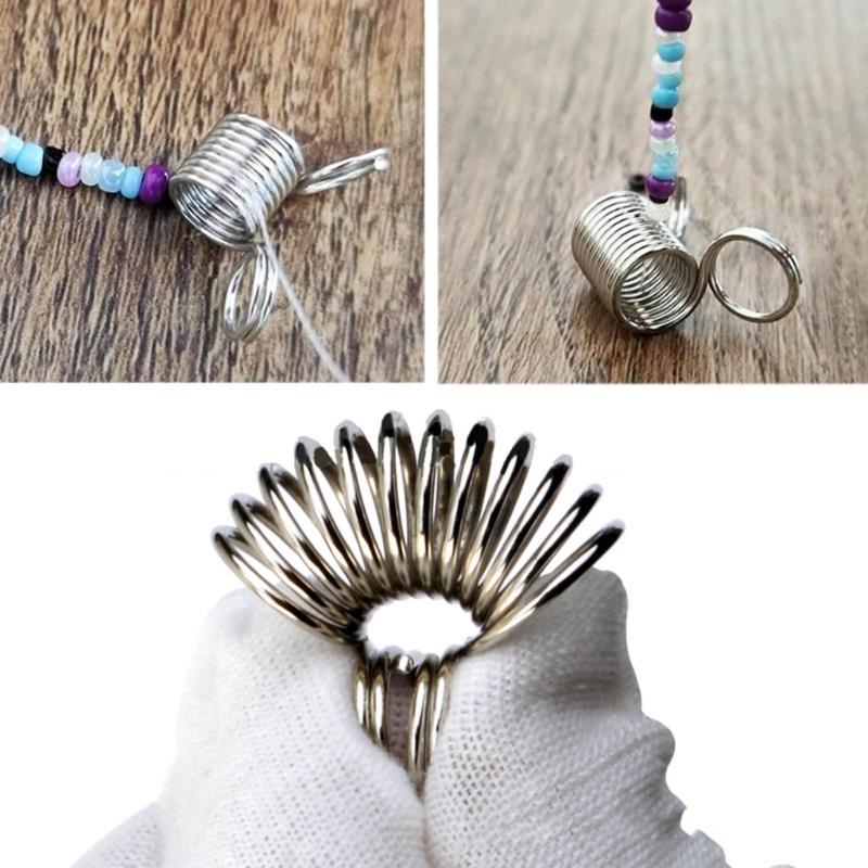 Набор из 20 удобных инструментов для изготовления ювелирных изделий, для нанизывания бусин, стопоры-пружинки, концевики, сплав, идеально подходит для браслетов