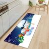 Christmas Household Bathroom Absorbent Non-Slip Mat Living Room Kitchen Sand Carpet Doormat Long Floor Mat
