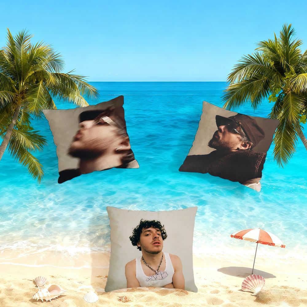 Rapper JJack Harlow Monica cushion cover Home Bedding Sofa living Room pillowcase Simple Soft Skin Cushion Cover Party Gift