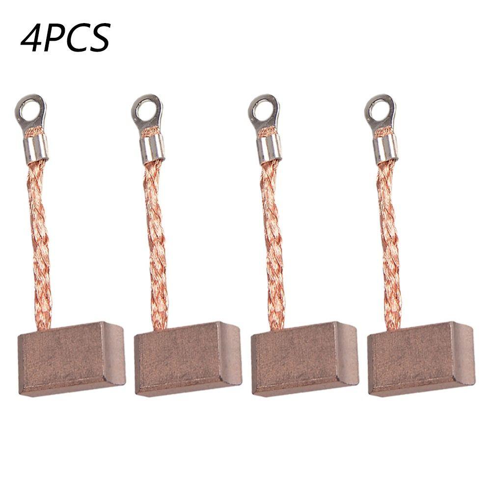 4pcs Hand Tools 11*10*20mm J465 Leads Generator Brush Replacement Carbon Brushes Wire Electric Motor