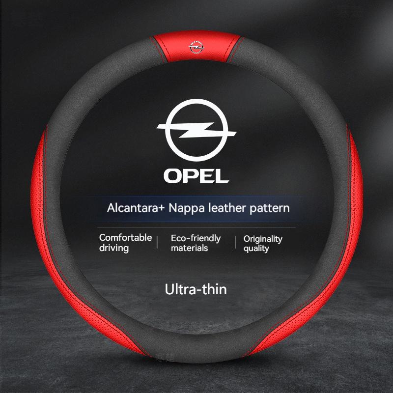 Для Opel OPCline ASTRA CORSA INSIGNIA MOKKA VECTRA GTC Tigra Карбоновое волокно Кожа Чехол на руль автомобиля Противоскользящие аксессуары