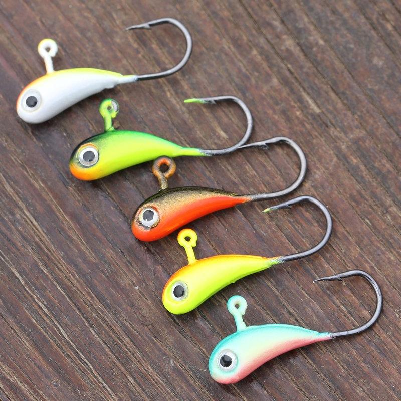 Крючки с приманками для зимней рыбалки,5 шт