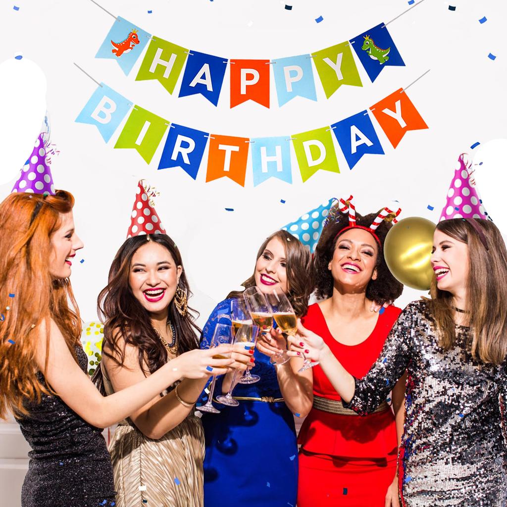 Баннер с днем рождения Баннер с днем рождения Украшения с днем рождения Знак с днем рождения для вечеринки по случаю дня рождения