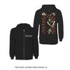 The Doors Unisex Adult Lizard King Back Print Full Zip Hoodie