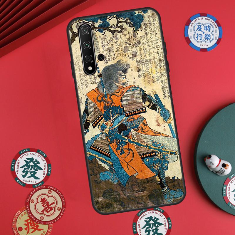 Японское искусство самураев Для Huawei Nova Y73 Y72 Y61 Y91 Y90 Y70 Y60 12s 12i 11i 8i 9 10 SE P60 Pro P30 P40 Lite Чехол