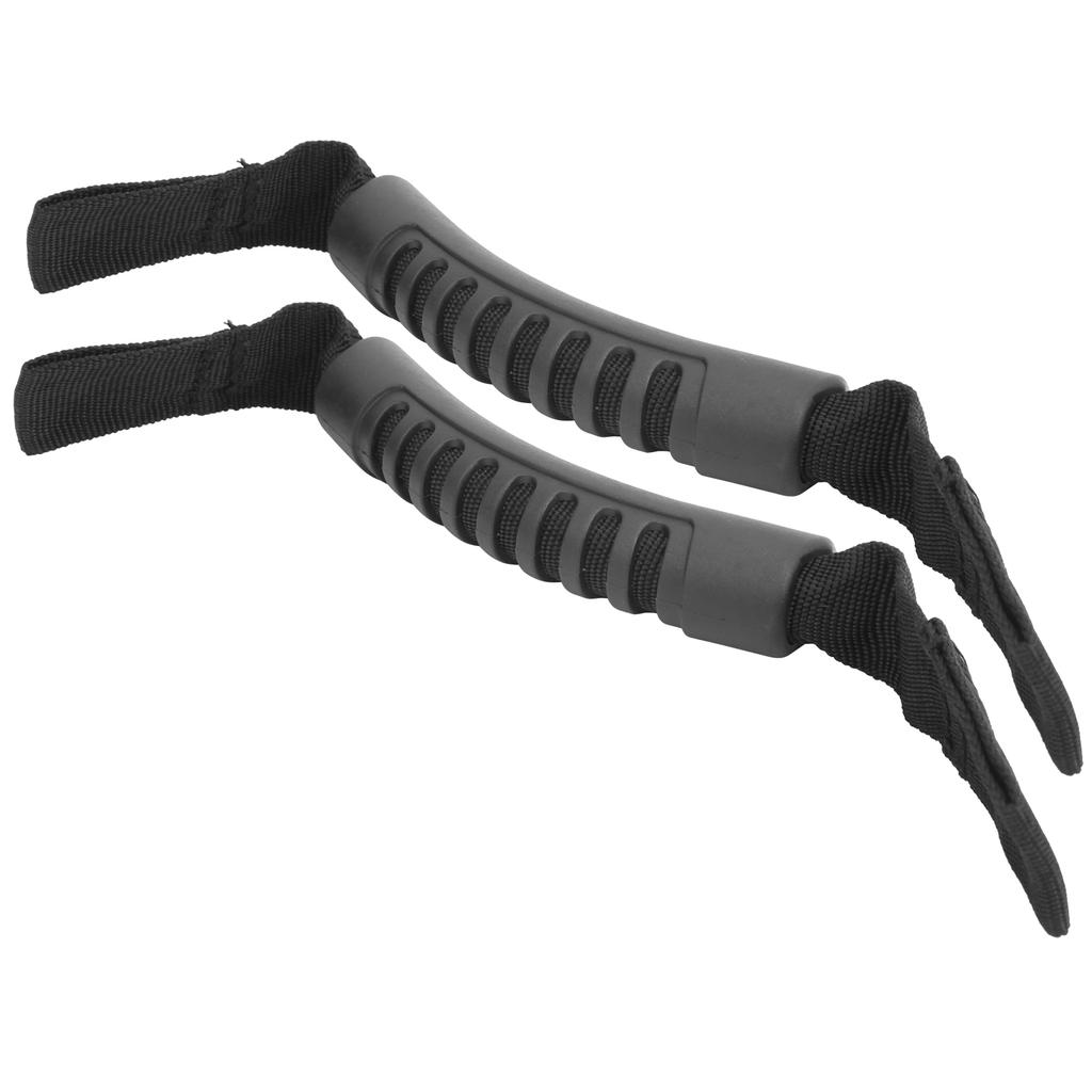 2pcs Outdoor Car Headrest Grab Handle Rear Seat Passenger Safety Grip Handle Accessory