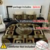3Pc European Style Disc Duvet Cover Comfortable Bedding Set 1Duvet Cover 2Pillowcases Digital Printing Four Seasons Home Decor