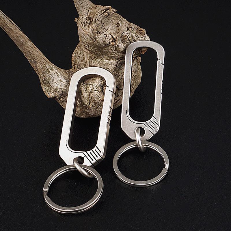 Титановая пряжка брелок титановый сплав креативные пряжки кемпинговые аксессуары карманный инструмент для отдыха на природе