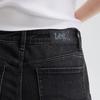 Lee Women's Black-Grey Brushed Straight-Leg Warm Jeans