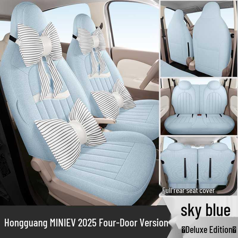 Чехлы и подушки на сиденья Wuling Hongguang MiniEV Macaron, 4 двери (4-е поколение)