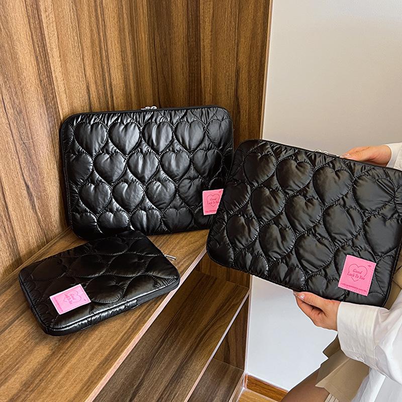 Корейская милая вышивка для 15-дюймового ноутбука и 11-дюймового iPad, многоцветный хлопковый дизайн в виде макарон