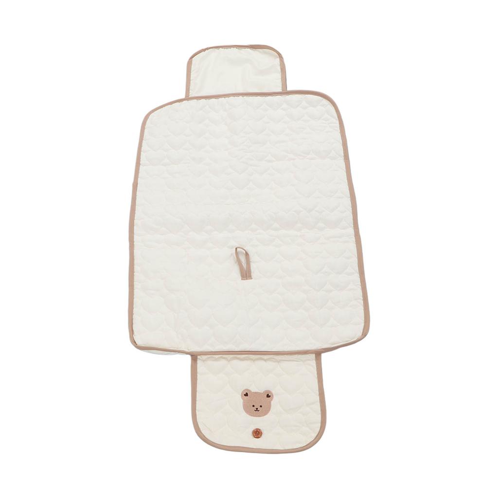 Baby Portable Changing Diaper Pad Foldable Waterproof Travel Diaper Changing Mat for Newborn Bear