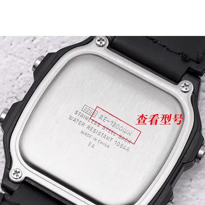 Аксессуары для ремешка часов подходят для Casio Watch W-218h / F-108 AE1200 / 1000 / 1300 смола силикон ремешок для часов 18 мм
