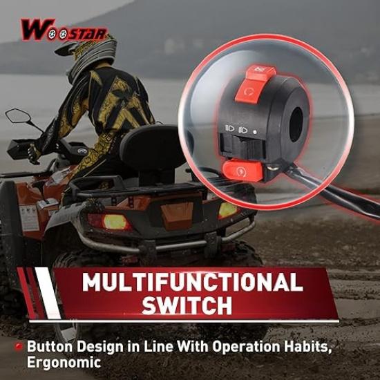 Left Start Switch Assembly Replacement for 50cc 70cc 90cc 110cc 125cc 150cc ATV