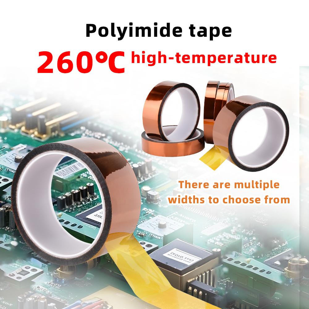 PI Polyimide Film, High-temperature Gold Finger Tape, PCB Repair Insulation Sticker, Circuit Board Protection Wrapping Film
