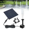 Fountain Water Pump Kit 1.2W 12V Water Pump Garden Solar Power Fountain Submersible Pump for Garden Outdoor Bath Fish Tank