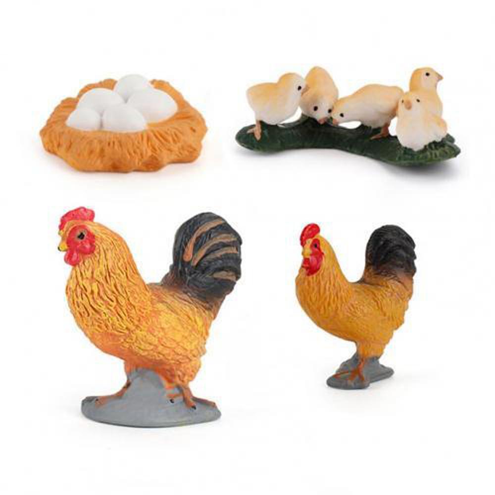 Toys Miniature Cycle Duck Figurine Life Cycle Figures White Goose Growth Cycle Simulation