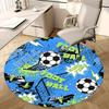 Football Theme Office Carpet Chair Mats, Soccer Ball Design, Sports Decor for Home Office, Living Room, Bedroom, Gift Idea1118060a