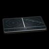 Plaque De Cuisson - Doppel - Induction - 2 Plans Vitrocéramique - Minuterie 180 Min - Tactile