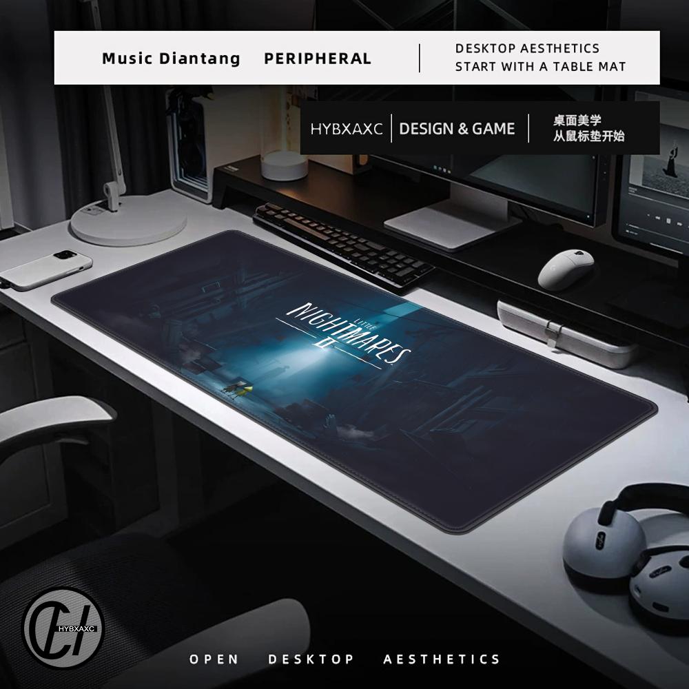 Little-nightmare Mouse Pad Desk Mouse Pad Cute HD Desk Pad Extended Gaming Keyboard Mats Large 100x50cm XXL Gamer Mousepad