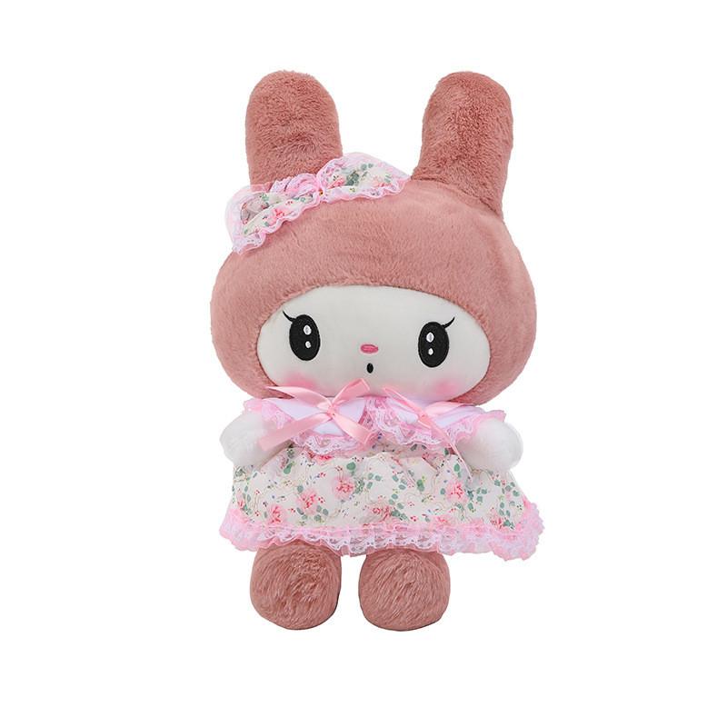 Bowknot With Melody Dress Plush Toy Cartoon Stuffed Doll Decoration Gift Kids