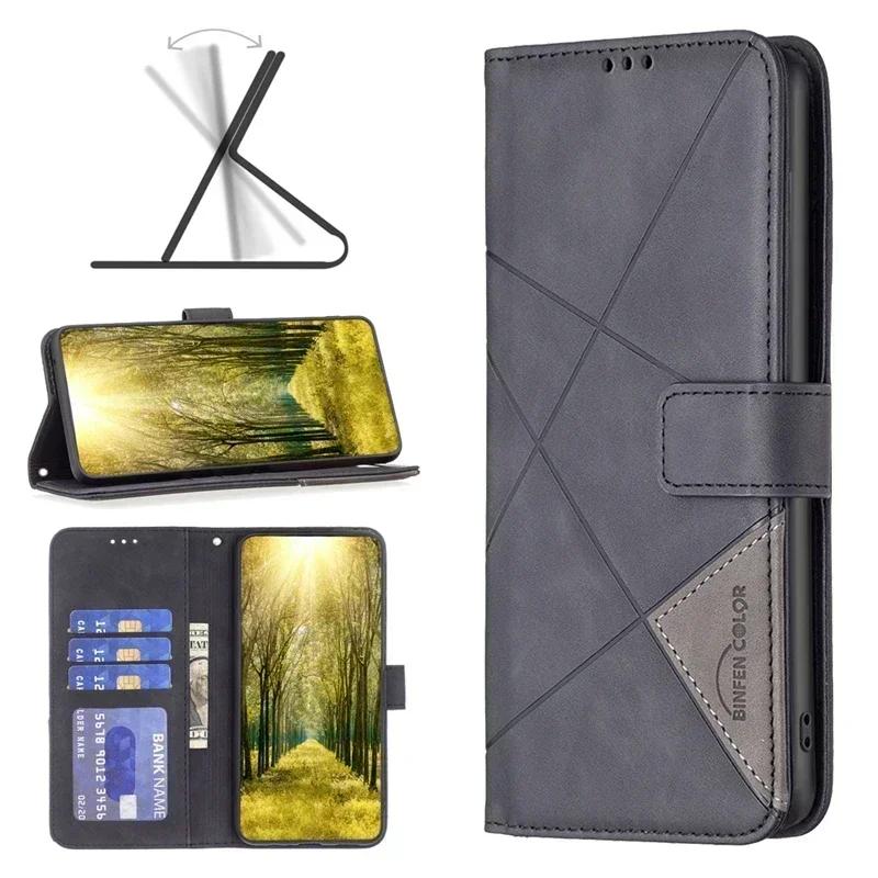 For Samsung Galaxy M16 Case M 16 SM-M166P Etui Solid Color Leather Wallet Phone Cover For Samsung M16 M06 Magnetic Case Fundas