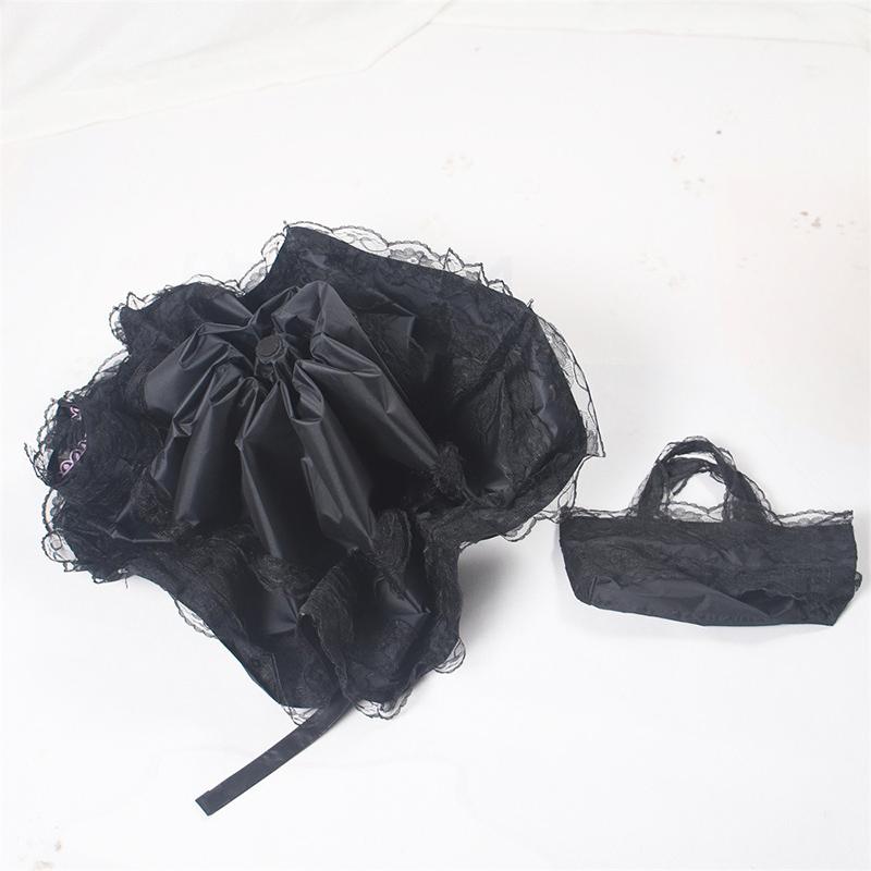 Винтажный кружевной зонтик от солнца складной зонт готическая лолита дамский зонт от дождя защита от УФ-лучей купол реквизит зонтик дамский