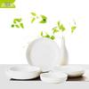 Sibai De Фарфоровые глубокие круглые тарелки Pure White