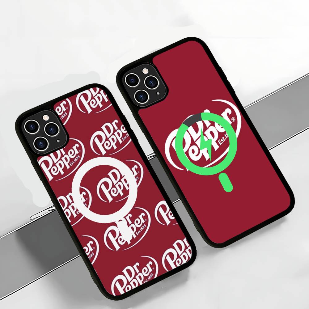 Бренд газированного напитка Dr Pepper Для IPhone 17 Air 16 E 15 14 13 12 11 Pro Max Plus ПК Ударопрочный ТПУ Чехол Для Magsafe Чехол для Телефона