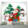 Snowman Christmas Tree Tapestry Christmas Wall Decor Background Fabric Home Decor Christmas Tapestry Tapeçaria De Natal