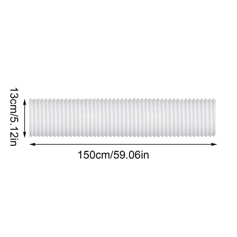 A74G-Flat Hose Adapter Window Vent Kit Air Conditioning Hose Connector Portable Ac Hose Coupler With Pipe