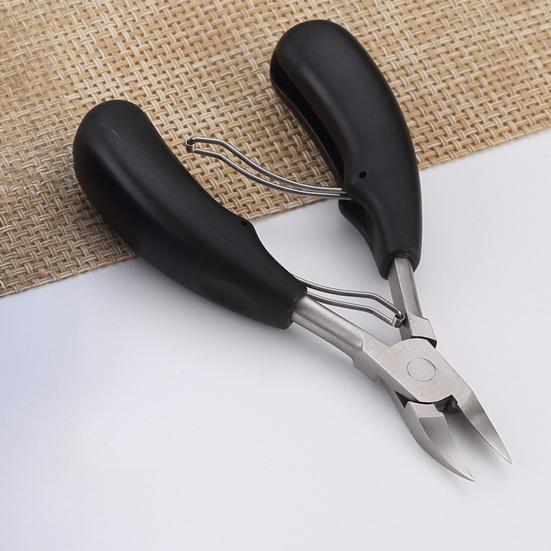 Профессиональные кусачки для вросших ногтей, изогнутая конструкция клюва, набор для стрижки ногтей для толстых/вросших ногтей, инструмент для точного маникюра и педикюра для домашнего салонного использования