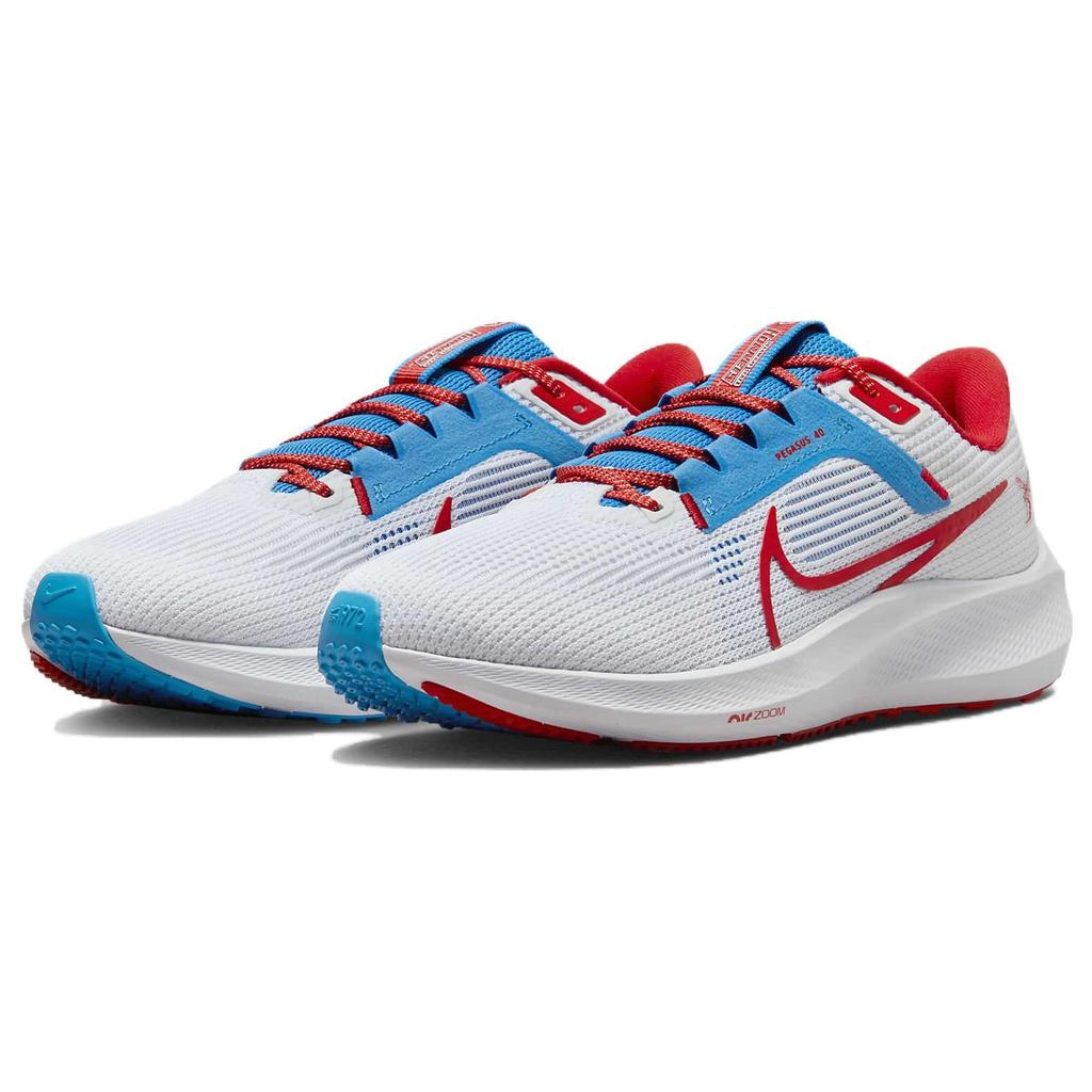 Nike Кроссовки Air Zoom Pegasus 40 Delaware State мужские белые с синим свечением Pimento DZ5955-100