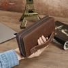 Men's Genuine Leather Long Wallet & Multi-Card Holder Clutch