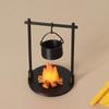 1:Палатка для кемпинга в масштабе 1:12 Декорация Модель Игрушка Миниатюрная Сцена Аксессуары Кукла Маленькая палатка